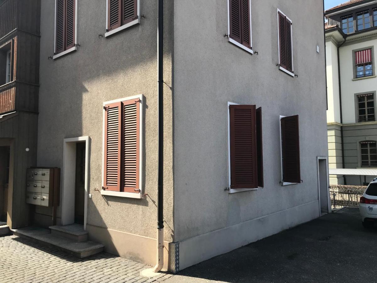Simple Studio 36M2 In The Center Of Burgdorf Private Parking Small Bathroom Zewnętrze zdjęcie